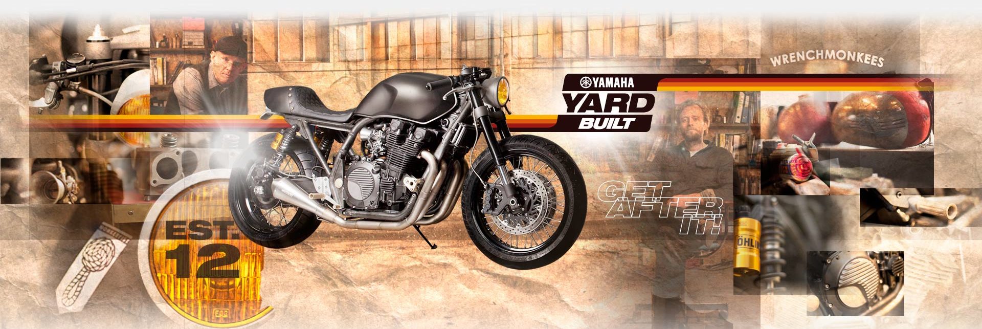 Préparation café racer bobber XJR 1300 Yamaha YARD BUILT