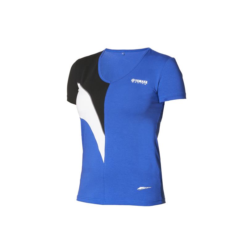 t-shirt yamaha bleu femme-Collection YAMAHA PADDOCK