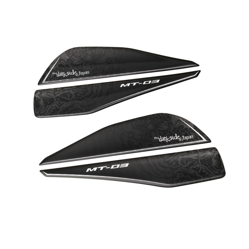 PROTECTIONS LATERALES RESERVOIR YAMAHA MT 03