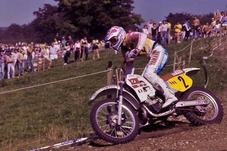 Jacky Vimond le premier champion du monde français de motocross
