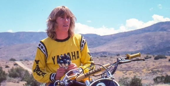 Bob Hannah en course sur Yamaha YZ en championnat AMA motocross