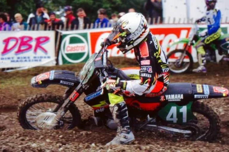 Bob Moore champion du monde motocross 125 Yamaha YZ125 en 1994