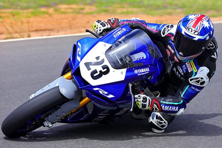 Broc Parkes pilote australien Yamaha en championnat du monde moto