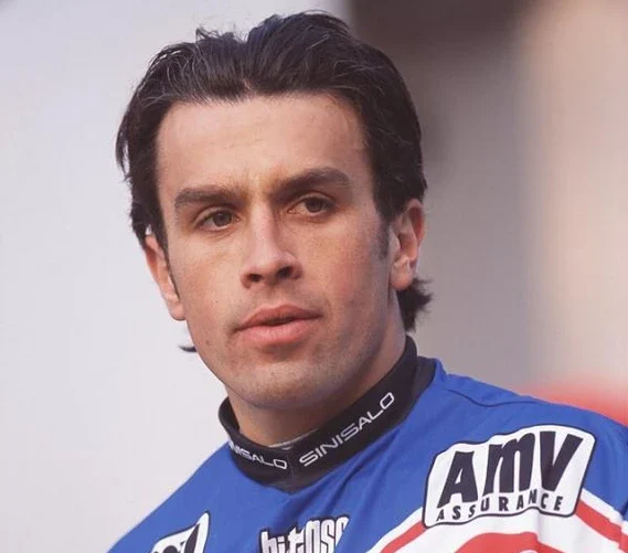 Frédéric Bolley en action sur Yamaha lors d’une course de motocross MX250