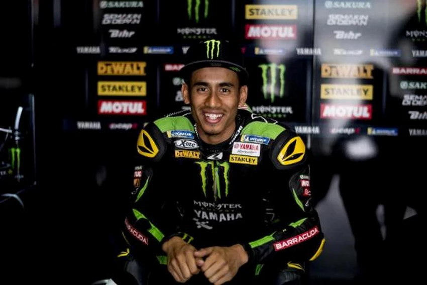 Hafizh Syahrin pilote MotoGP Yamaha portrait officiel