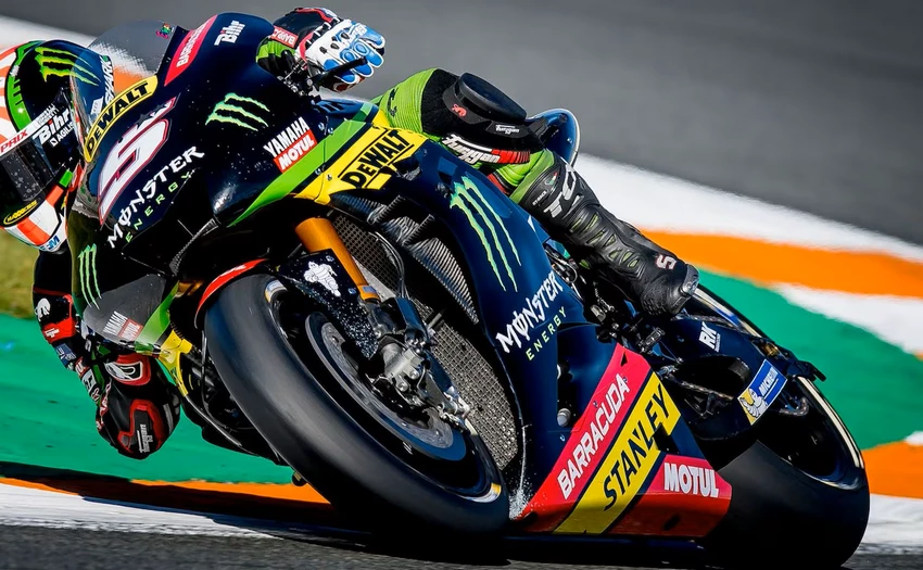 Johann Zarco pilote MotoGP sur Yamaha YZR-M1 en course