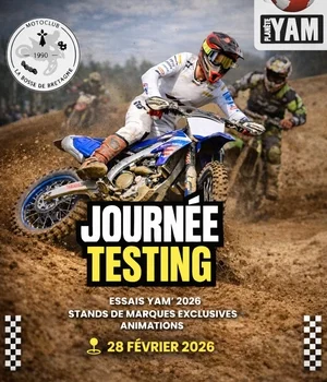Journée Testing Yamaha 2026 motocross – essais motos cross à La Bosse de Bretagne