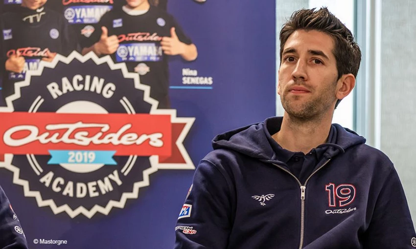 Marc Bourgeois pilote enduro Yamaha en compétition