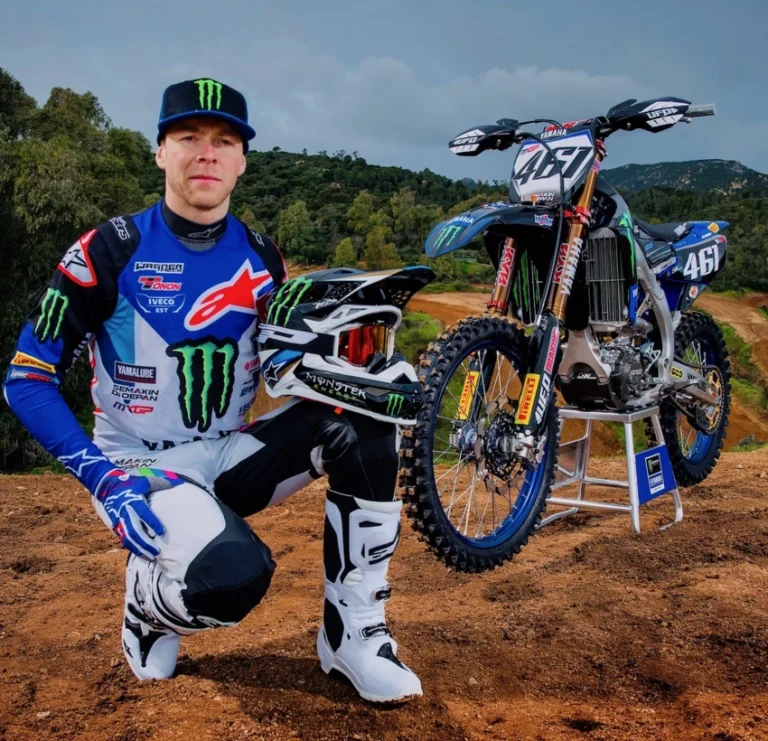 Romain Febvre champion du monde MXGP sur Yamaha YZ450F