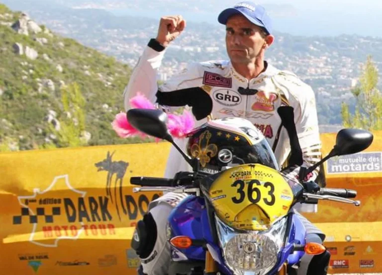 Serge Nuques, pilote français emblématique du Moto Tour et des rallyes routiers