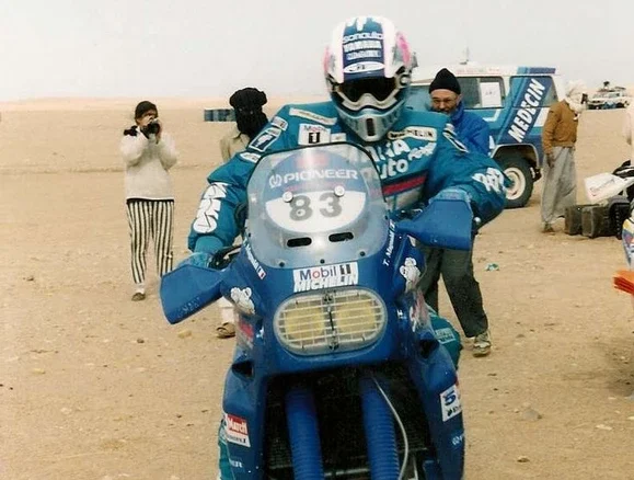 Thierry Charbonnier pilote Yamaha en enduro et rallye-raid Dakar