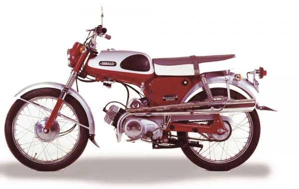 Yamaha 80 YGS-1 1965 moto vintage deux temps scrambler