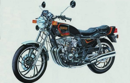 Yamaha XJ 400 1981 quatre cylindres moto classique japonaise