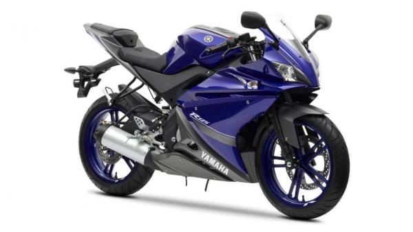 Moto Yamaha YZF-R125 coloris bleu Racing